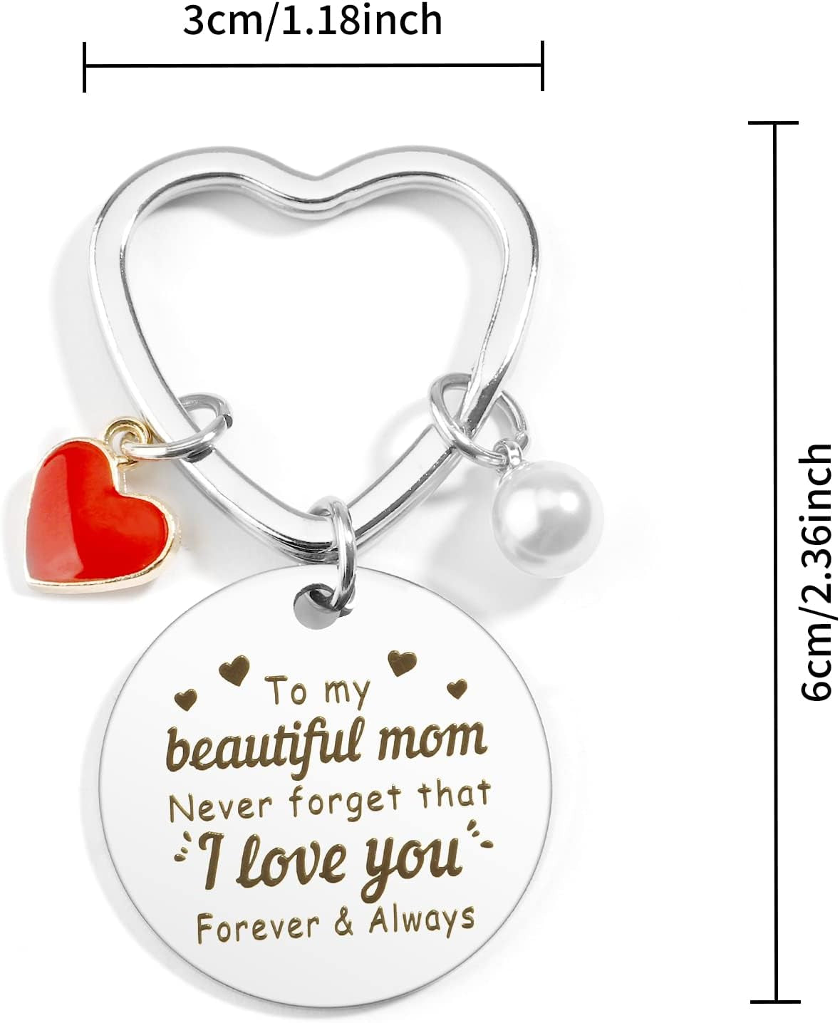 Valentines Day Gifts for Mom, Gifts for Mom, Mom Gifts, Keychain Birthday Gifts